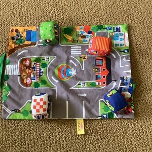 Melissa and Doug  City Mat and Plushy cars